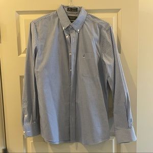 Nordstrom Blue Checkered Dress Shirt